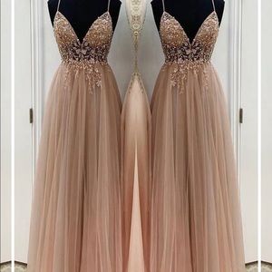 Rose gold dress